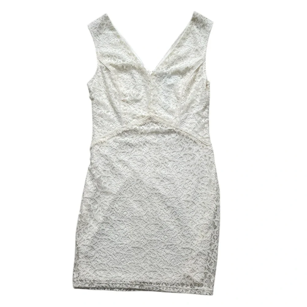 Dynamite | Dresses | Dynamite Nwot Cream Lace Sleeveless Mini Dress Size  Medium New | Poshmark